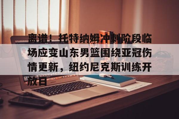 Kaiyun开云APP下载包含离谱！托特纳姆冲刺阶段临场应变山东男篮围绕亚冠伤情更新，纽约尼克斯训练开放日的词条